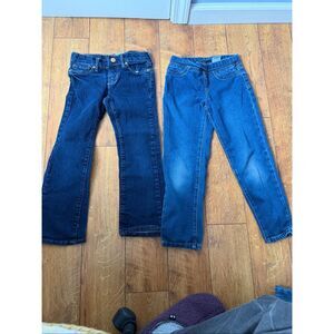 Little Girl Assorted Denim Jeans Bundle Size 6 - 8